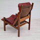 Fauteuil, années 70, teck