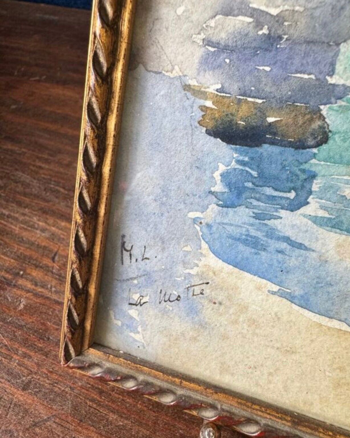 Pair of watercolours signed M.L, early 20th century, Provence