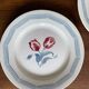 Flat plates Digoin tulips