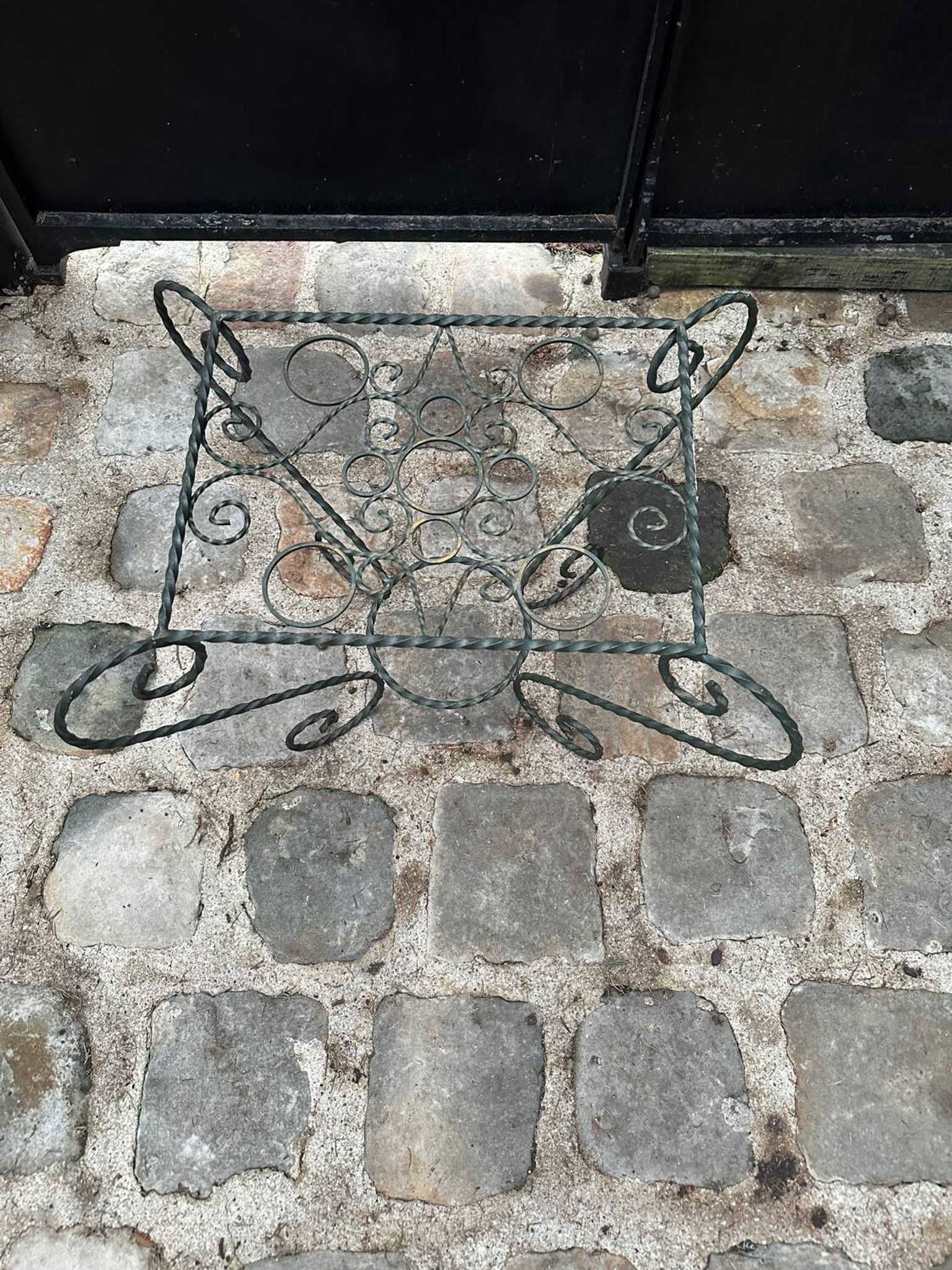 Table basse fer forgé