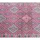 Vintage Turkish hand-knotted tribal runner 80	x378