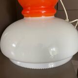 Vintage opaline pendant light