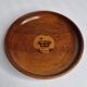 Decorative wooden and marquetry dish by charles spindler, 1920-30