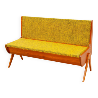 Mid century smaller bench, 1960´s, Czechoslovakia