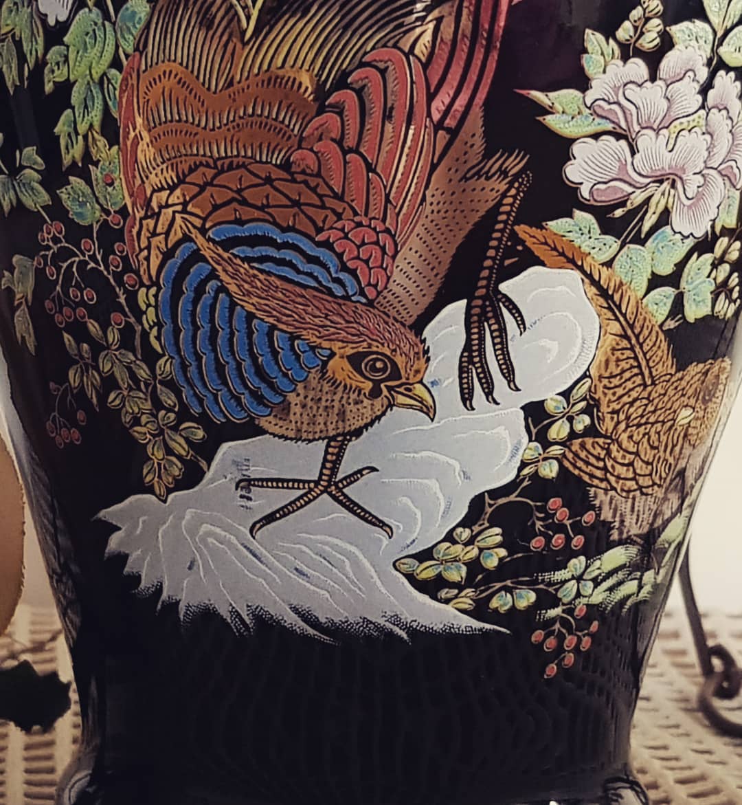 Asian style vase