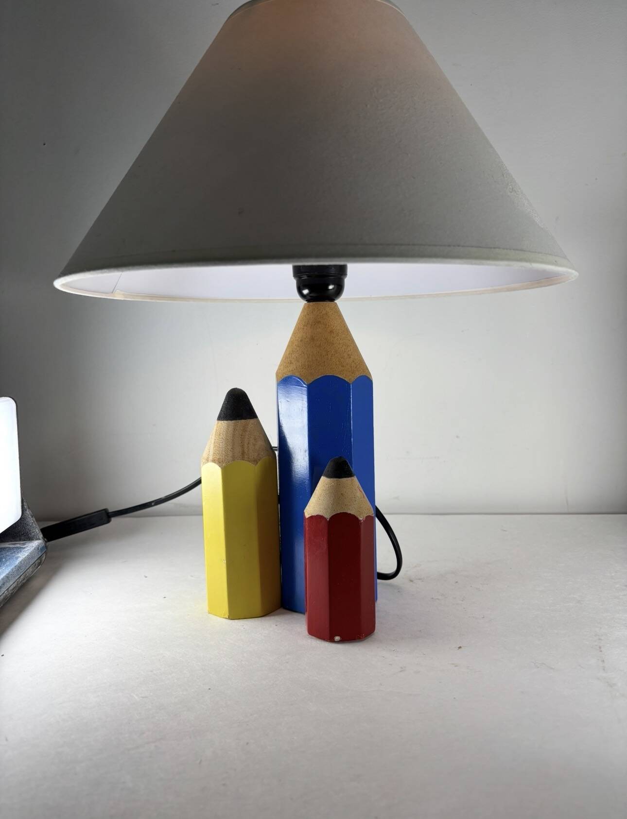 Post-modern lamp "Crayons de couleur" by Pierre Sala France 1980
