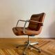 Leather chair by Jorgen Kastholm for Kusch & Co. 1970s.