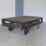 Coffee table factory cart