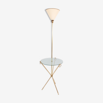 Brass tripod floor lamp Maison Jansen