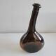 Old and original blown glass bottle with XXth bent neck
