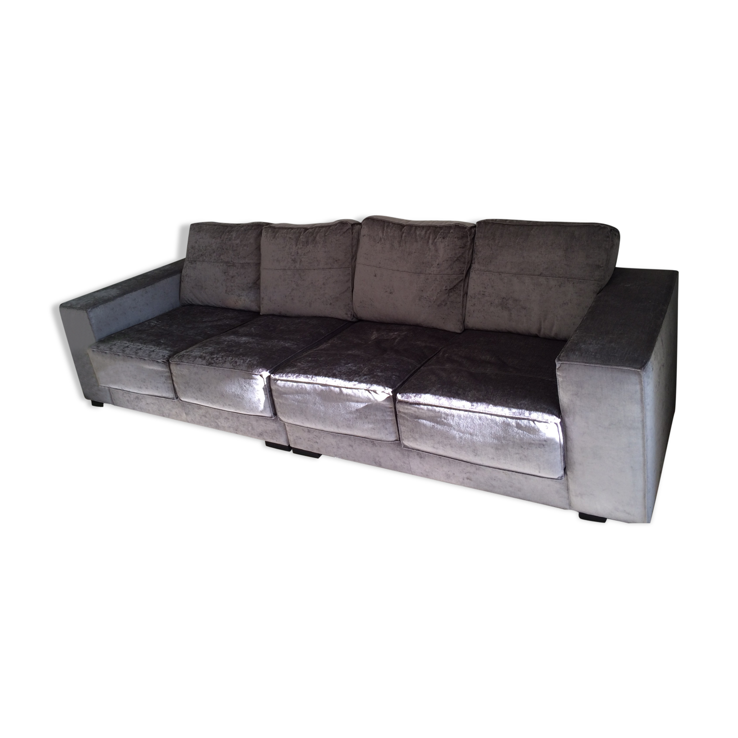 Anthracite grey sofa