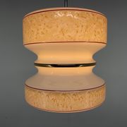Mid-century glass pendant, 1980's, czechoslovakia
