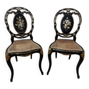 Paire de chaises napoleon