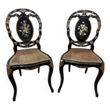Pair of Napoleon III chairs