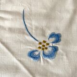 Embroidered pillowcase