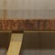 Console grande en noyer, satinwood et chêne par Andrew Varah