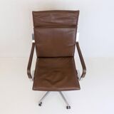 Rudolf Glatzel Leather Office Chair, Knoll