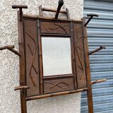 Antique bamboo coat rack / cloakroom (1920s era)