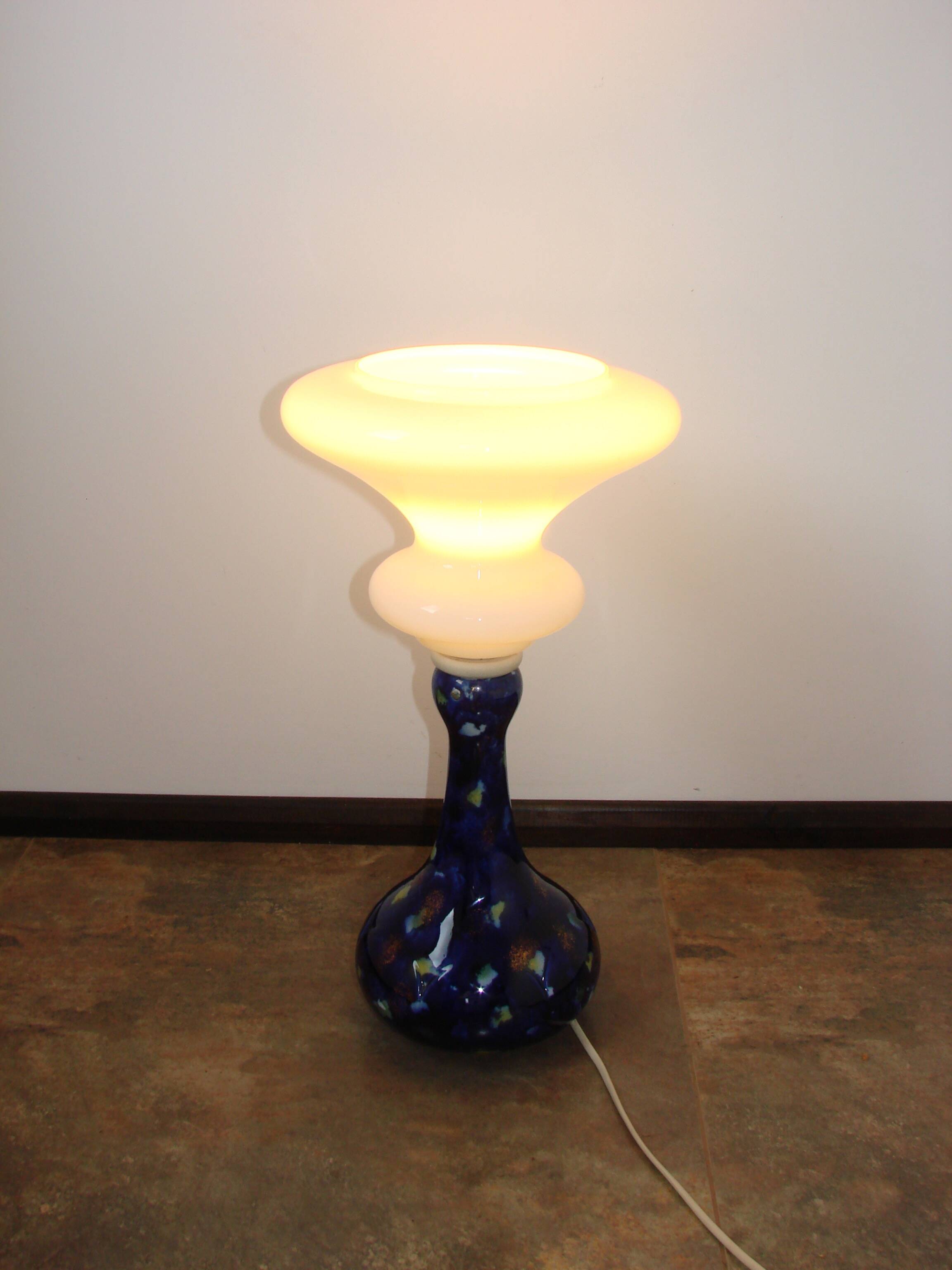 Lampe de table 'Ciel nocturne' de l'ère spatiale, années 1960 – style Wallendorf