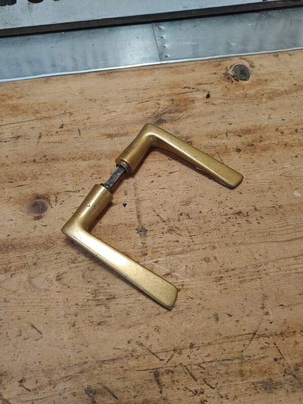 Vintage brass handle