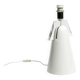 Stunning Italian 1970s ceramic plexiglass table lamp without a shade
