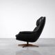 Vintage Mid-Century Scandinavian Modern Swivel Lounge Chair by Selig