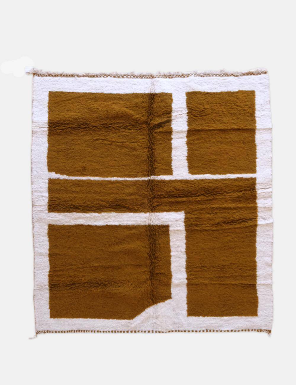 Contemporary wool rug - 266 x 228 cm