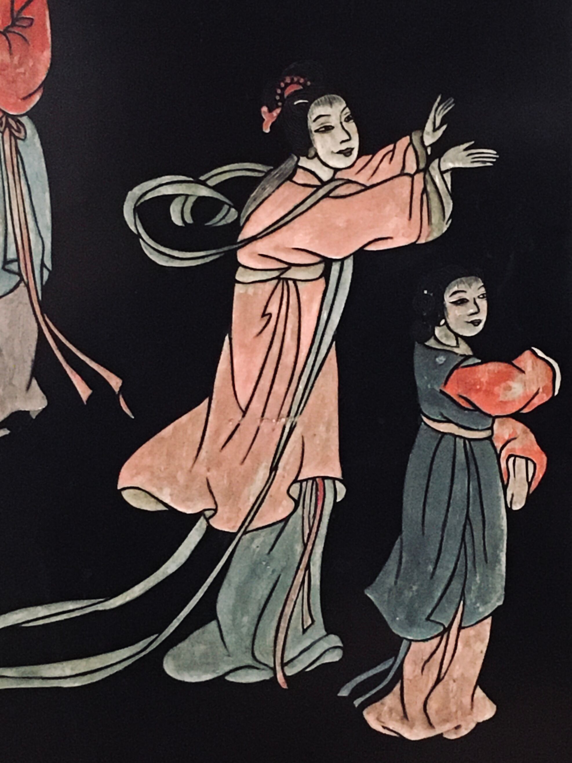 Cabinet in Coromandel's laque, China, circa 1900