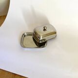Stainless steel butter dish