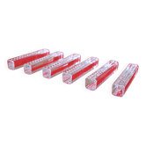 6 "diamond" knife holders in Arques crystal