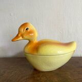 Zoomorphic terrine duck Michel Caugant