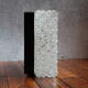 Glass square ceiling light by Erco 1970