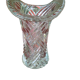 Vase en verre moulé ovale XX siècle