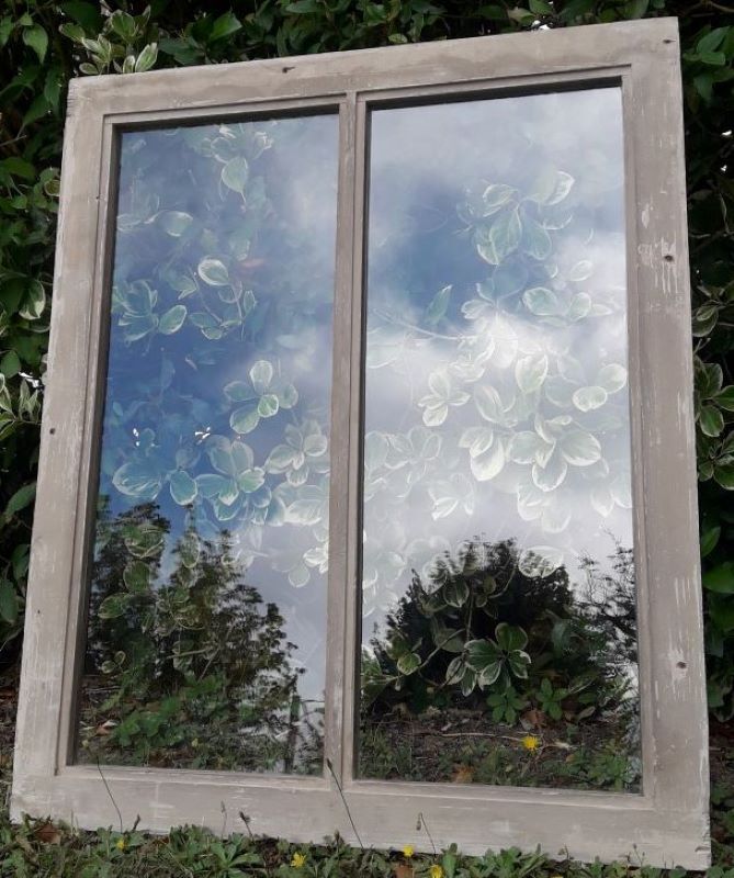 Glazed frame 70x83cm for partition