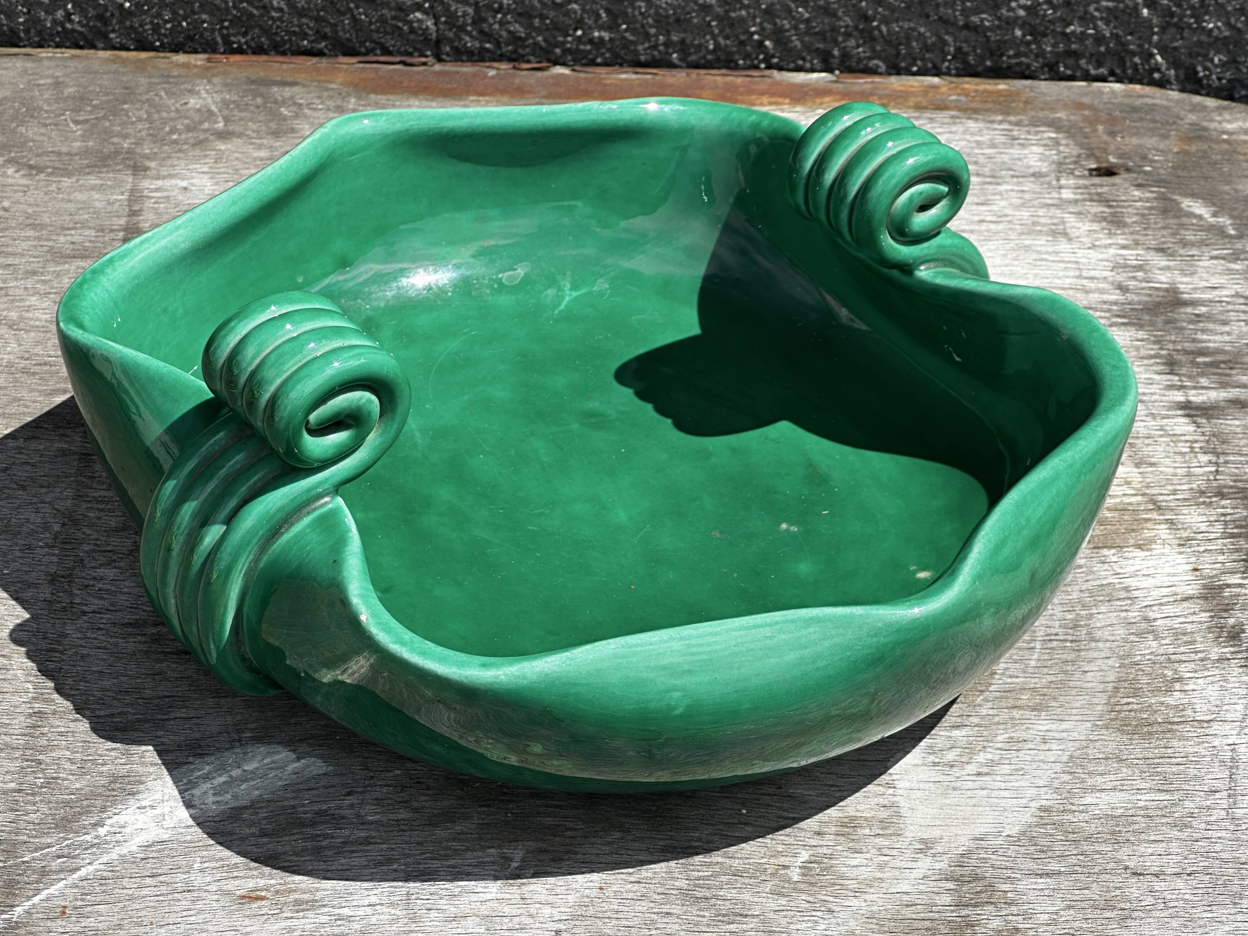 Art Deco 1930s Vallauris Ceramic Empty Pocket Cup