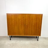 High vintage cabinet with hairpin legs