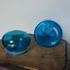 apothecary bottle blue glass jar