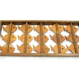 Wall decoration in teak, Denmark 70