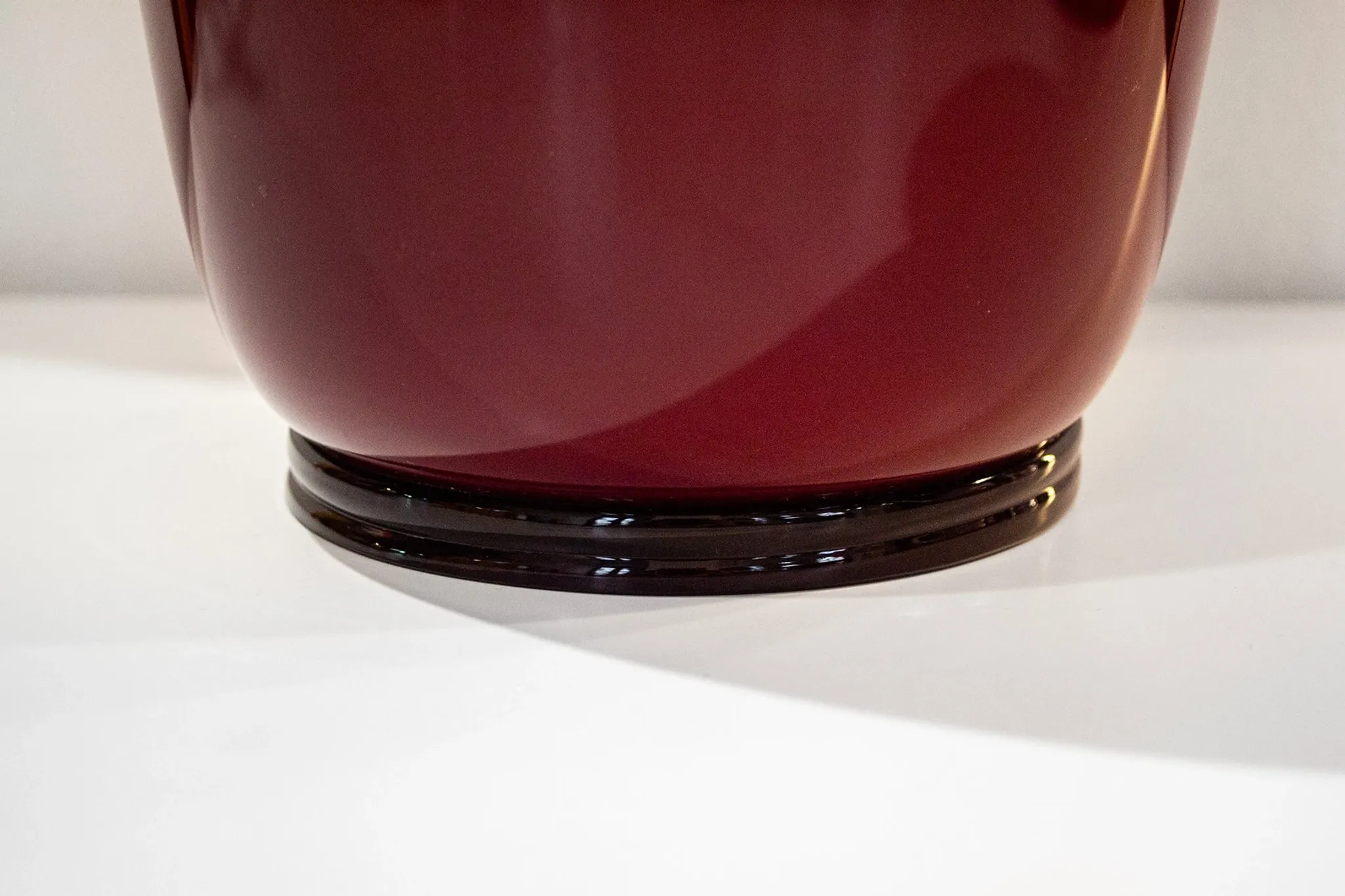 Murano glass vase by Paolo Venini, 1980