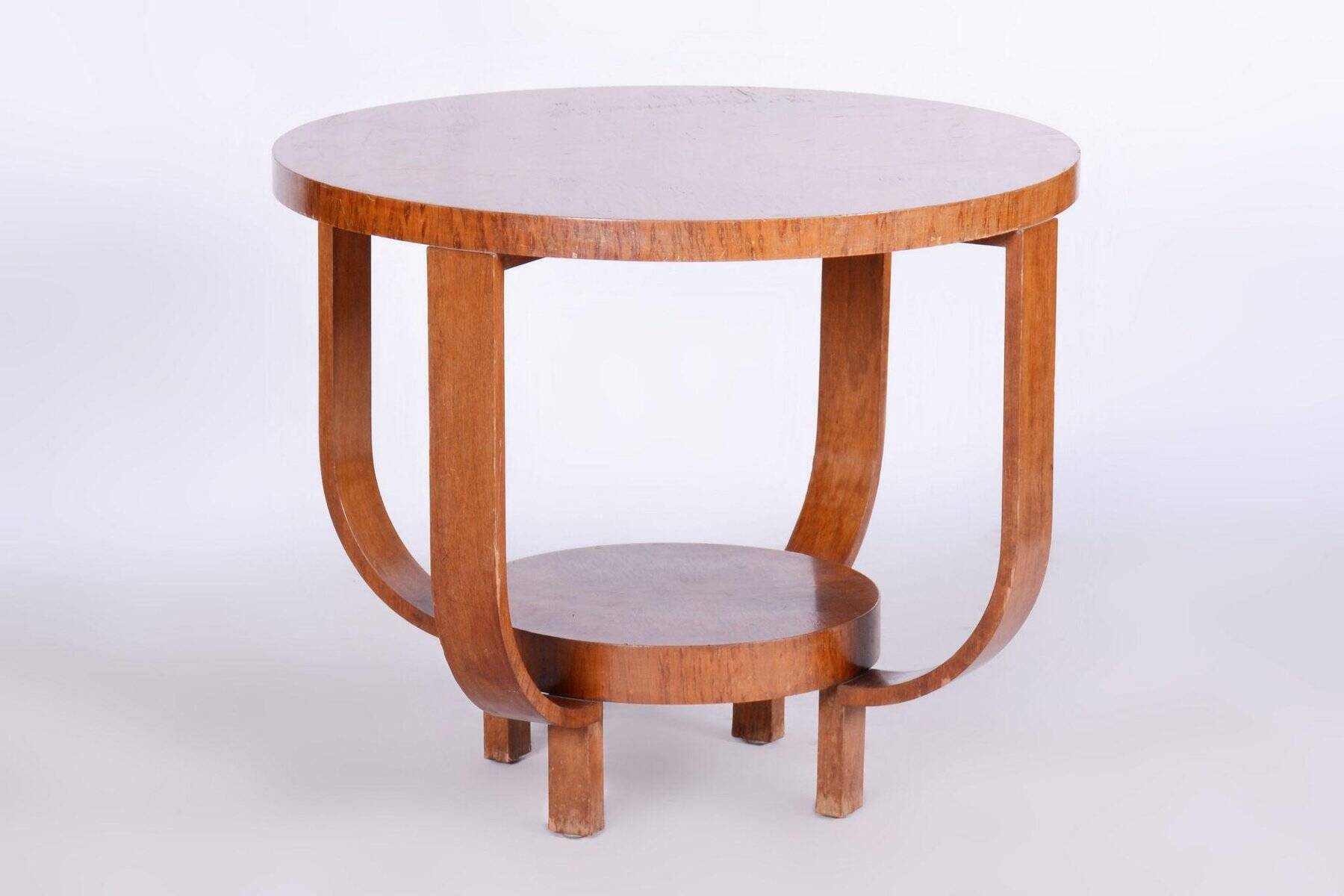 Art Deco Rosewood Seating Set with Coffee Table, France, 1920s, Set of 5