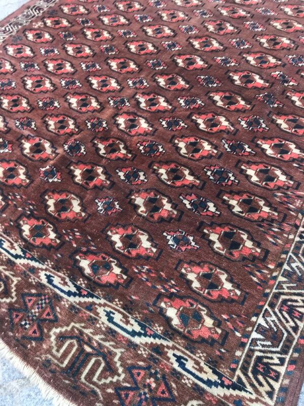 Carpet former Turkmen Afghan done hand 153 X 205 CM
