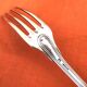 Antique dessert fork by silversmith Christofle, Chinon model collection.