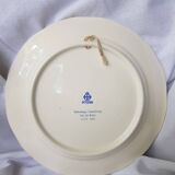 Assiette de roses vintage Villeroy & Boch fabriquée au Luxembourg