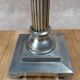 Silver-plated column candlestick – Corinthian style