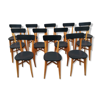 Set of 12 bistro chairs