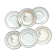 Porcelain dinner service for 6 people