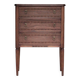 Wooden furniture with 3 drawers in Louis XVI style, chiffonnier table.