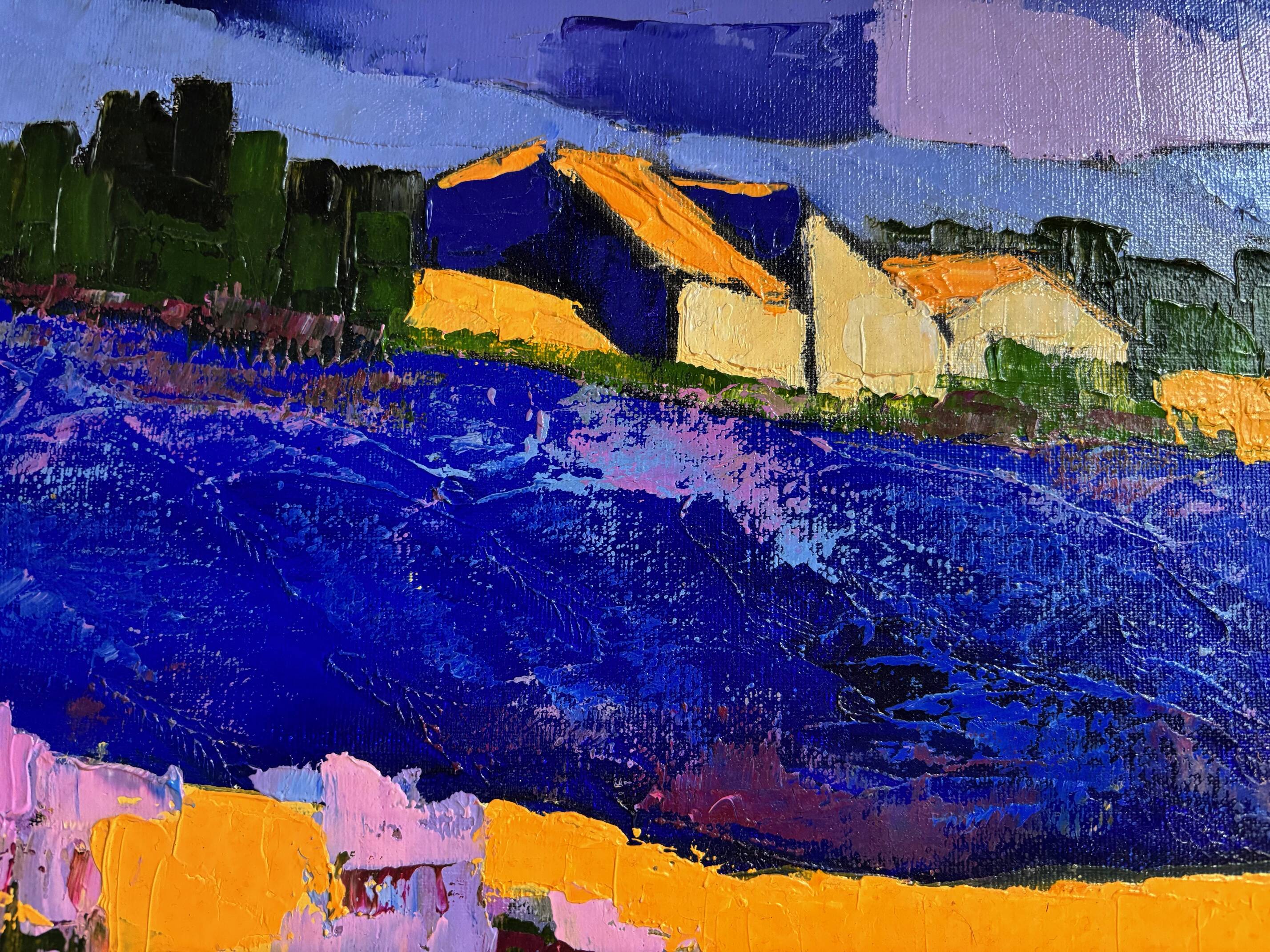 Large oil painting on canvas