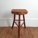 Tabouret en bois vintage
