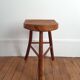 Vintage wooden stool